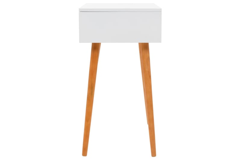 Sminkbord med spegel MDF 60x40x75 cm - Vit - Möbler - Bord - Sminkbord