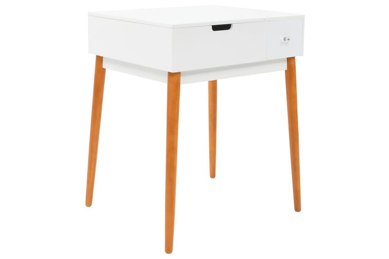 Sminkbord med spegel MDF 60x50x86 cm - Vit - Möbler - Bord - Sminkbord
