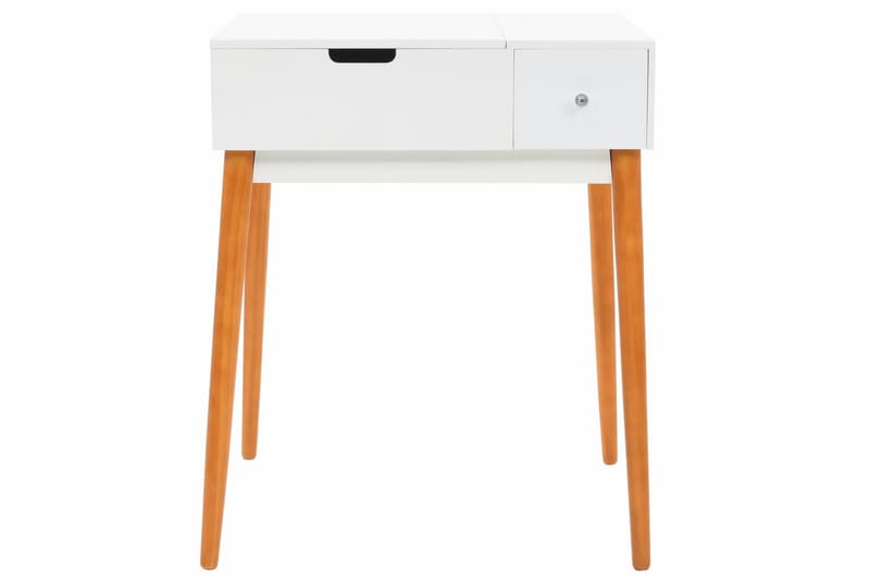 Sminkbord med spegel MDF 60x50x86 cm - Vit - Möbler - Bord - Sminkbord