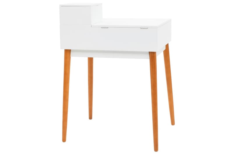 Sminkbord med spegel MDF 60x50x86 cm - Vit - Möbler - Bord - Sminkbord