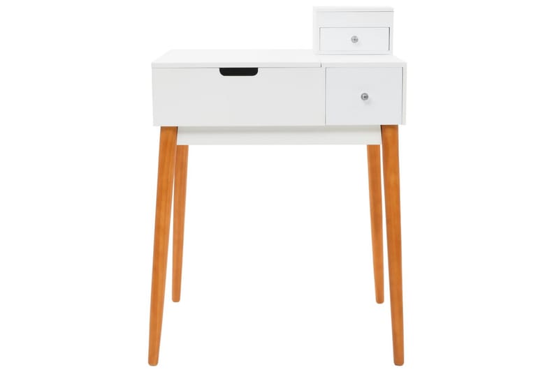 Sminkbord med spegel MDF 60x50x86 cm - Vit - Möbler - Bord - Sminkbord