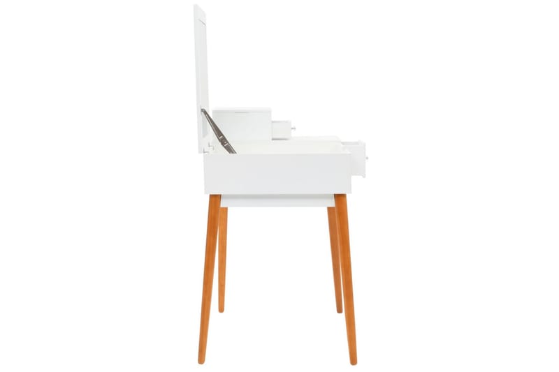 Sminkbord med spegel MDF 60x50x86 cm - Vit - Möbler - Bord - Sminkbord