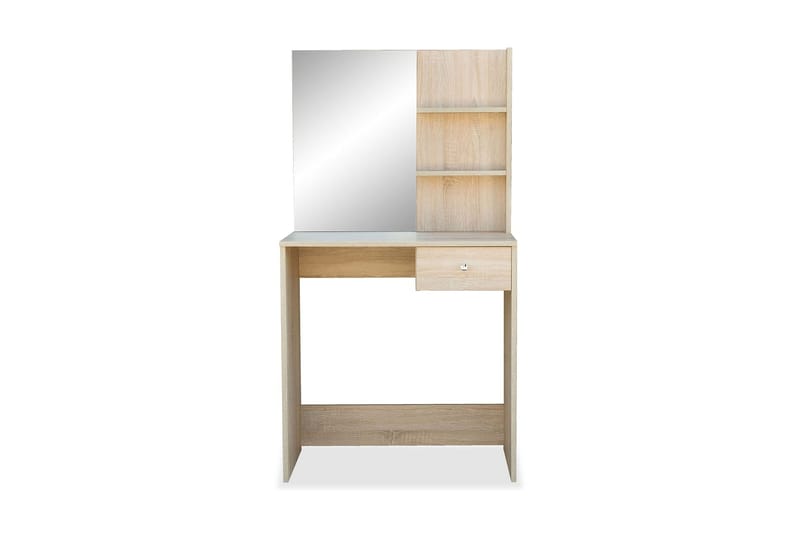 Sminkbord spånskiva 75x40x141 cm ek - Brun - Möbler - Bord - Sminkbord
