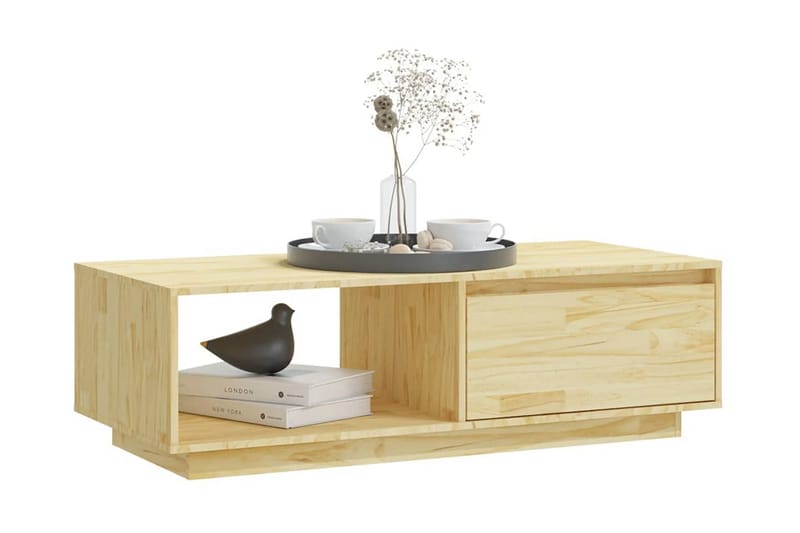 Soffbord 110x50x33,5 cm massiv furu - Brun - Möbler - Bord