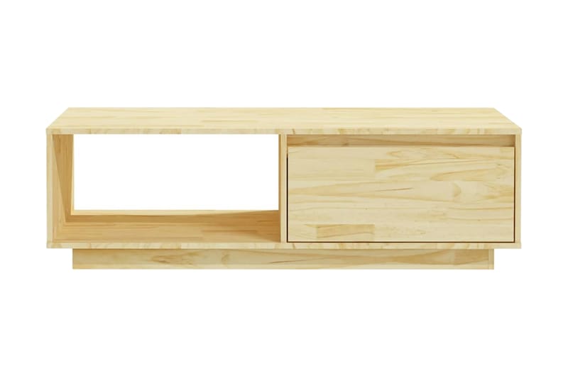 Soffbord 110x50x33,5 cm massiv furu - Brun - Soffbord - Bord