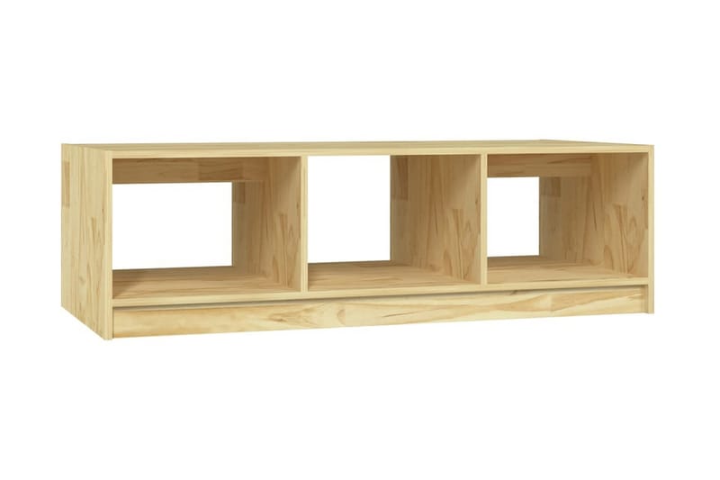 Soffbord 110x50x34 cm massiv furu - Brun - Soffbord - Bord