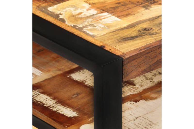 Soffbord 120x60x40 cm massivt återvunnet trä - Brun - Möbler - Bord