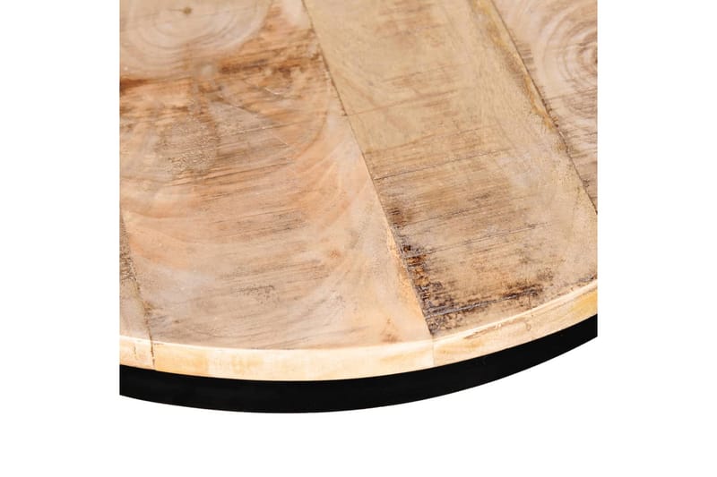 Soffbord 2 st mangoträ rund 40 cm/50 cm - Svart - Möbler - Bord