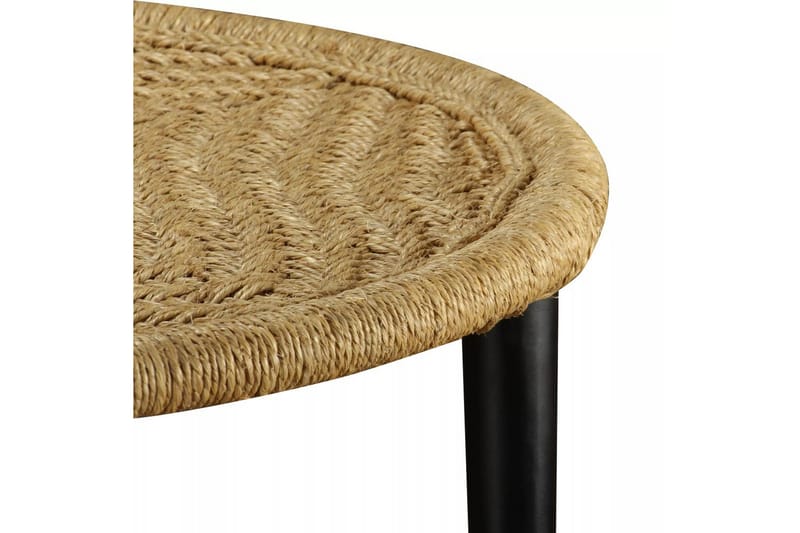 Soffbord 2 st naturlig jute - Beige - Möbler - Bord