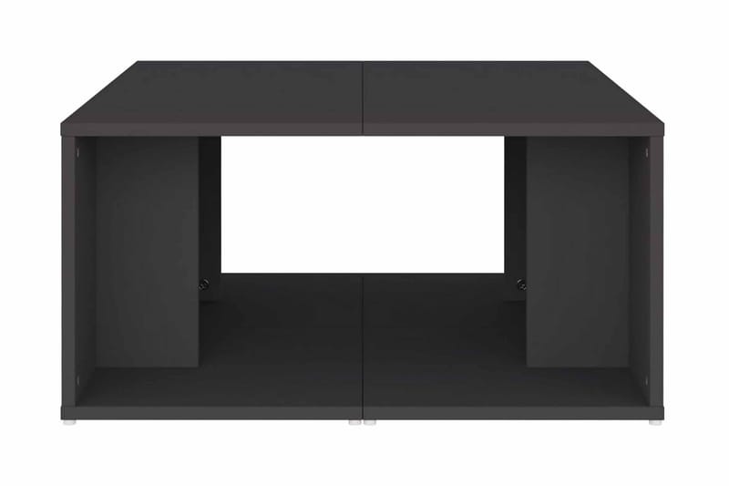Soffbord 4 st grå 33x33x33 cm spånskiva - Grå - Soffbord - Bord