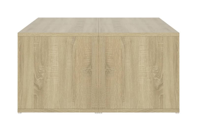 Soffbord 4 st sonoma-ek 33x33x33 cm spånskiva - Brun - Möbler - Bord