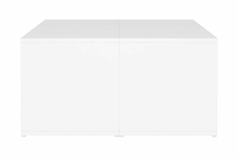 Soffbord 4 st vit 33x33x33 cm spånskiva - Vit - Möbler - Bord