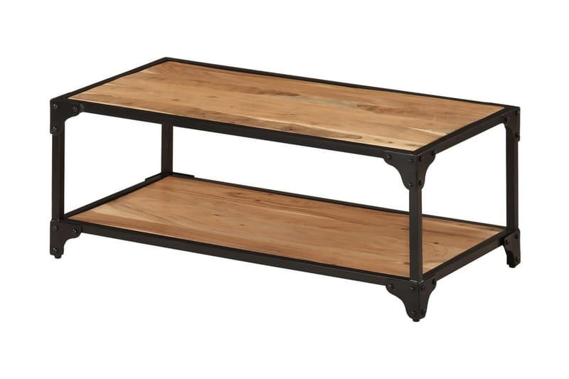 Soffbord 90x45x35 cm massivt akaciaträ - Brun - Möbler - Bord
