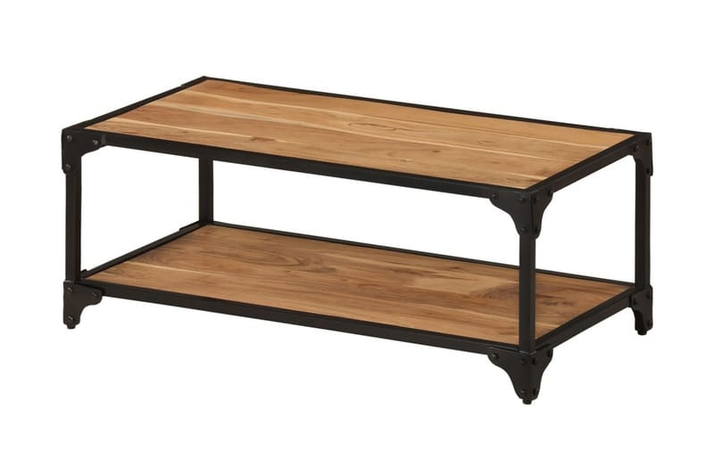 Soffbord 90x45x35 cm massivt akaciaträ - Brun - Möbler - Bord