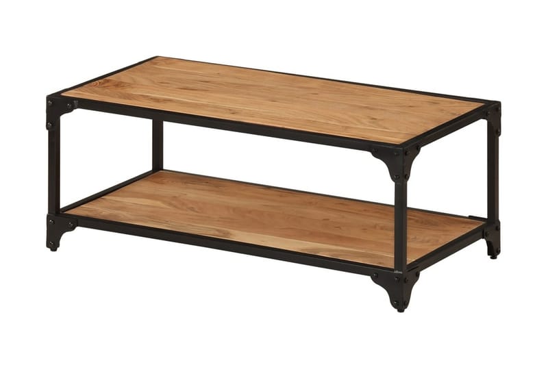 Soffbord 90x45x35 cm massivt akaciaträ - Brun - Möbler - Bord