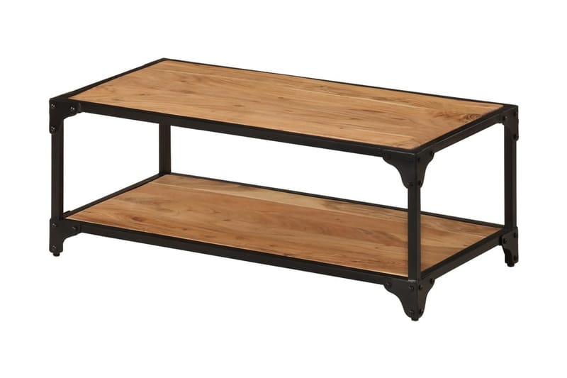 Soffbord 90x45x35 cm massivt akaciaträ - Brun - Möbler - Bord