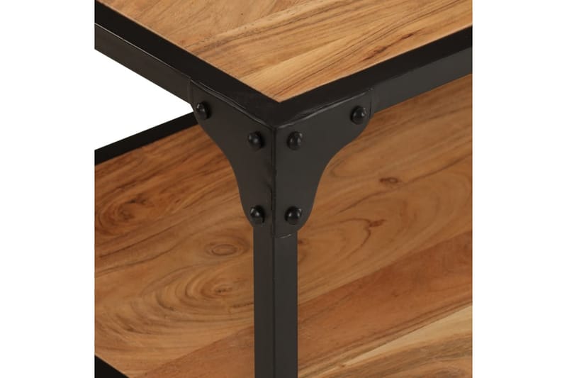 Soffbord 90x45x35 cm massivt akaciaträ - Brun - Möbler - Bord