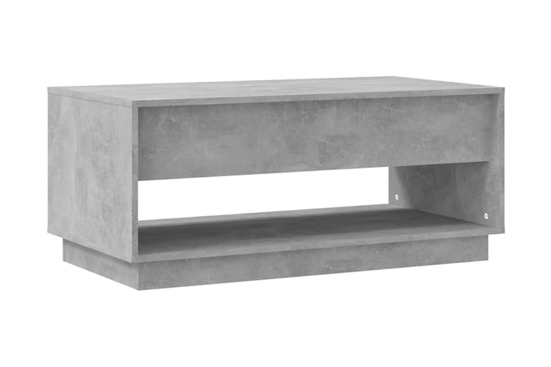 Soffbord betoggrå 102,5x55x44 cm spånskiva - Grå - Möbler - Bord