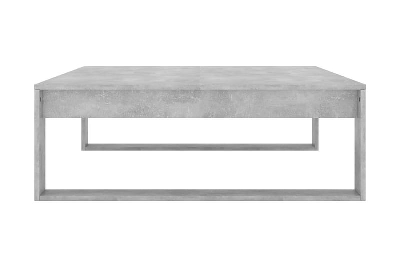 Soffbord betonggrå 100x100x35 cm spånskiva - Grå - Soffbord - Bord