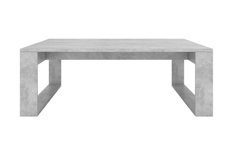 Soffbord betonggrå 100x100x35 cm spånskiva - Grå - Bord - Soffbord