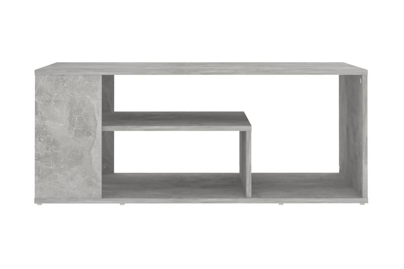 Soffbord betonggrå 100x50x40 cm spånskiva - Grå - Soffbord - Bord