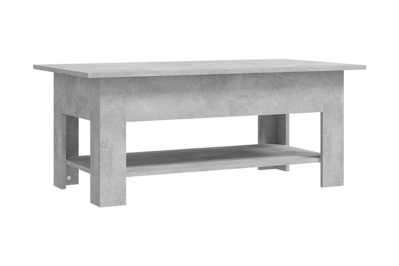 Soffbord betonggrå 102x55x42 cm spånskiva - Grå - Möbler - Bord