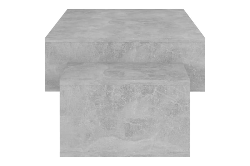 Soffbord betonggrå 105x55x32 cm spånskiva - Grå - Möbler - Bord