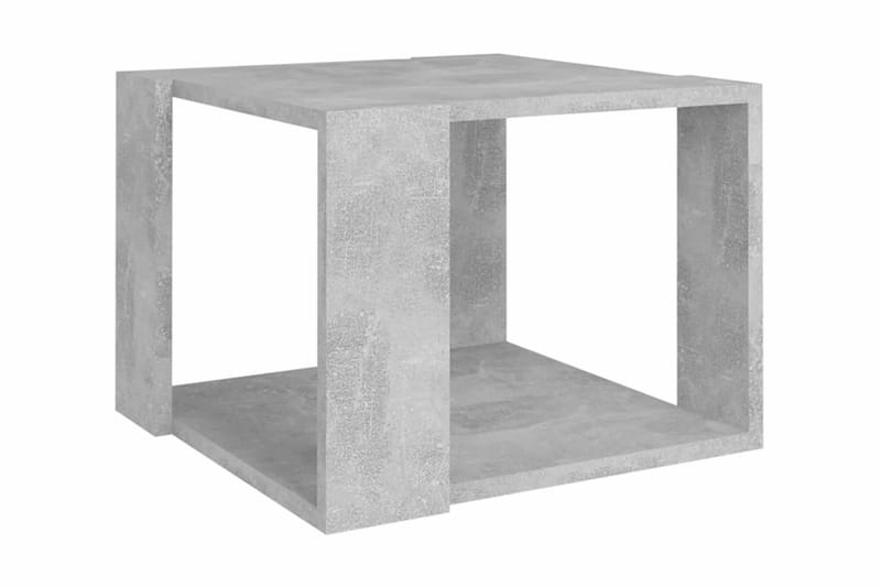 Soffbord betonggrå 40x40x30 cm spånskiva - Grå - Möbler - Bord
