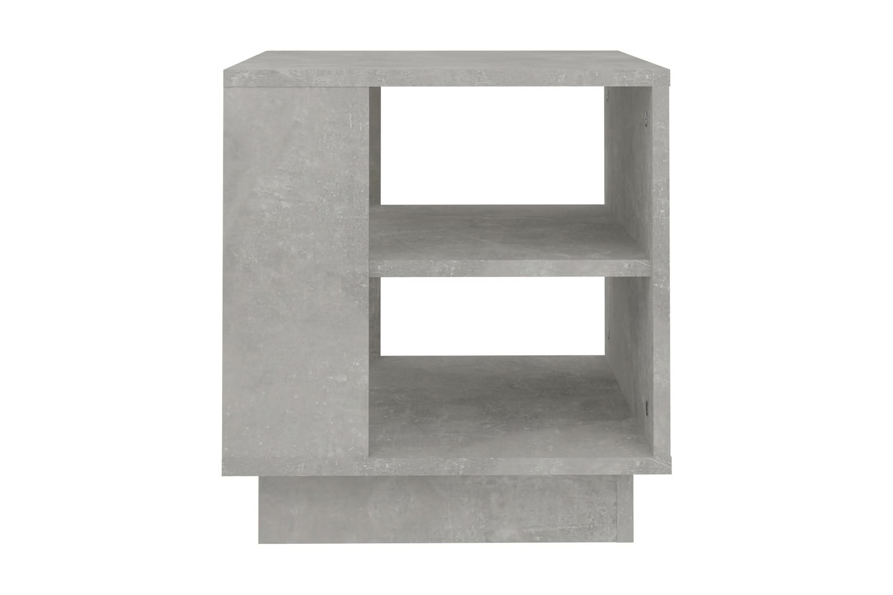 Soffbord betonggrå 40x40x43 cm konstruerat trä – Grå