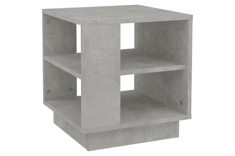 Soffbord betonggrå 40x40x43 cm konstruerat trä - Grå - Möbler - Bord