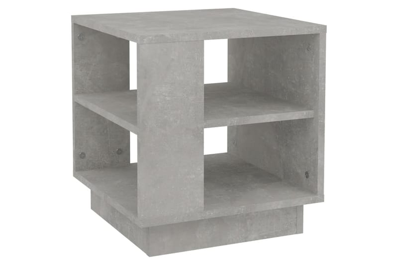 Soffbord betonggrå 40x40x43 cm konstruerat trä - Grå - Soffbord - Bord