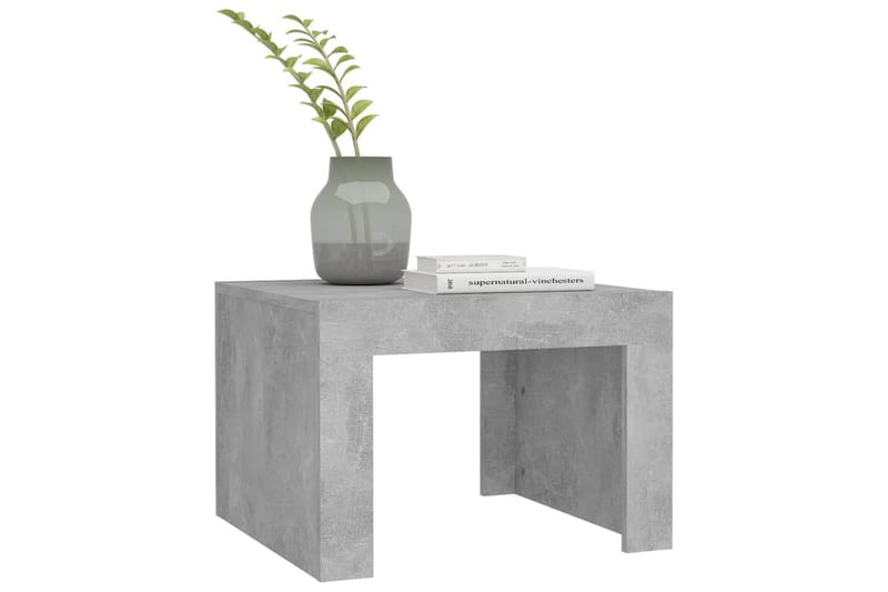 Soffbord betonggrå 50x50x35 cm spånskiva - Grå - Möbler - Bord