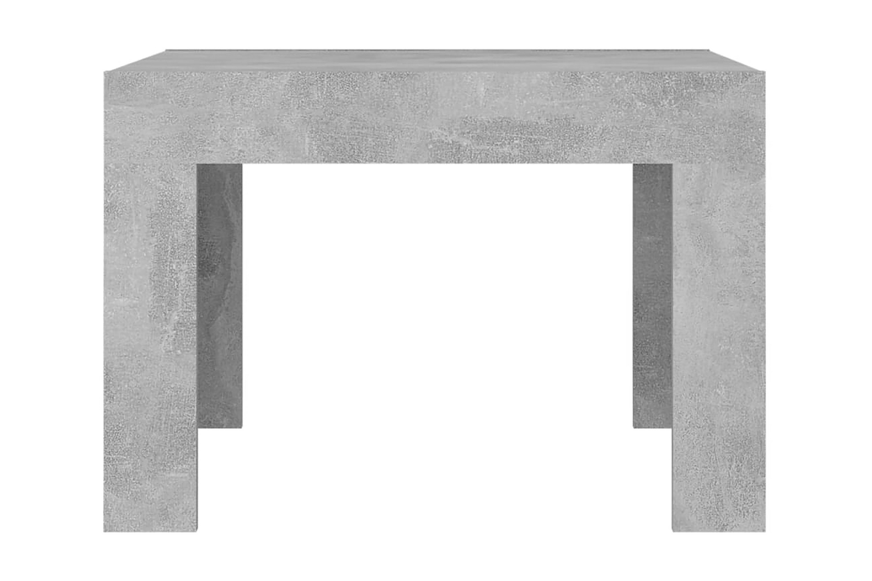 Soffbord betonggrå 50x50x35 cm spånskiva – Grå