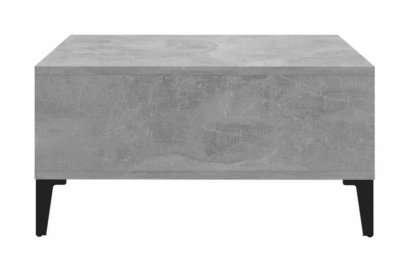 Soffbord betonggrå 60x60x30 cm spånskiva - Grå - Möbler - Bord