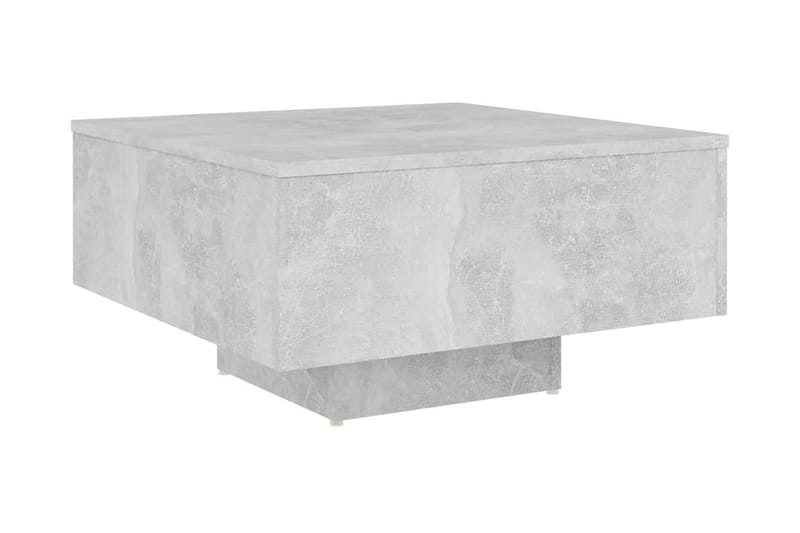 Soffbord betonggrå 60x60x31,5 cm spånskiva - Grå - Möbler - Bord