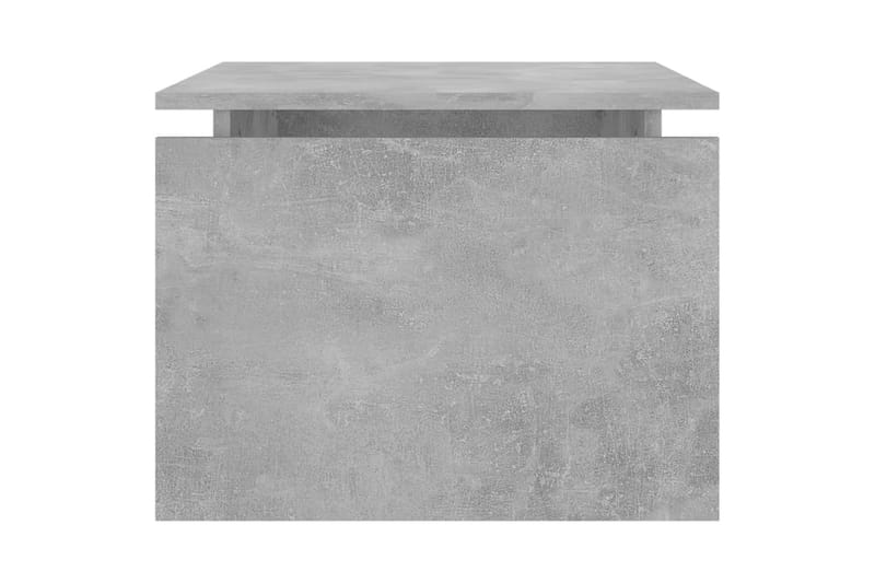 Soffbord betonggrå 68x50x38 cm spånskiva - Grå - Soffbord - Bord