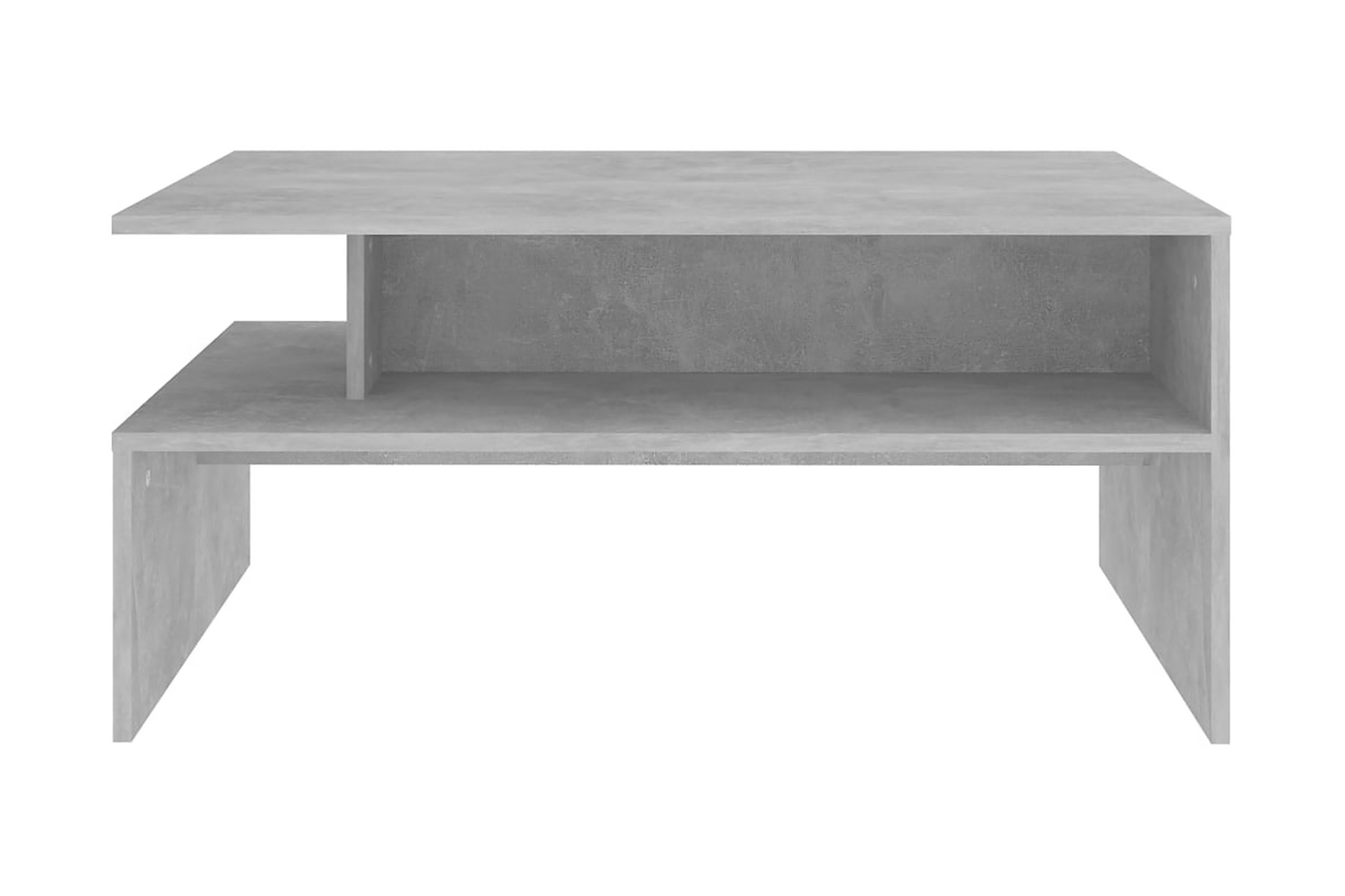 Soffbord betonggrå 90x60x42,5 cm spånskiva – Grå
