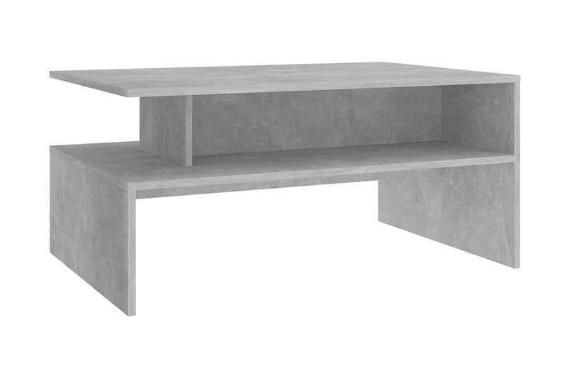 Soffbord betonggrå 90x60x42,5 cm spånskiva - Grå - Soffbord - Bord