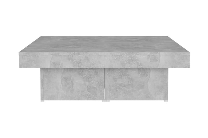 Soffbord betonggrå 90x90x28 cm spånskiva - Grå - Soffbord - Bord