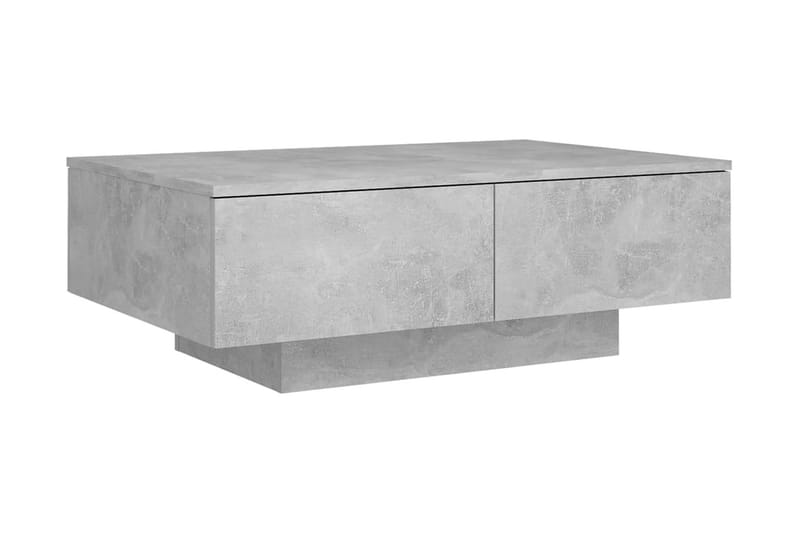 Soffbord betongrå 90x60x31 cm spånskiva - Grå - Möbler - Bord