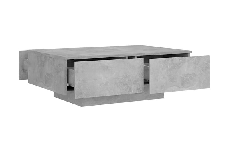 Soffbord betongrå 90x60x31 cm spånskiva - Grå - Möbler - Bord