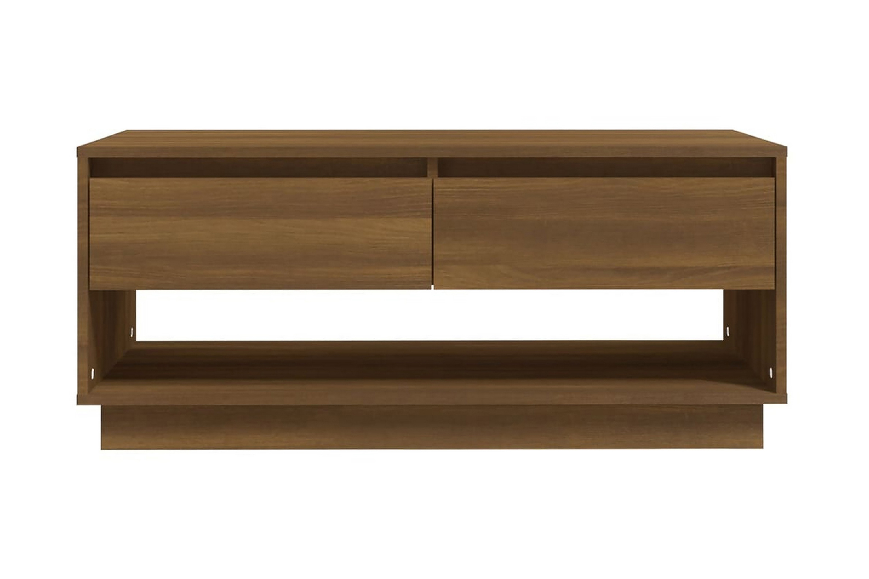 Soffbord brun ek 102,5x55x44 cm spånskiva – Brun