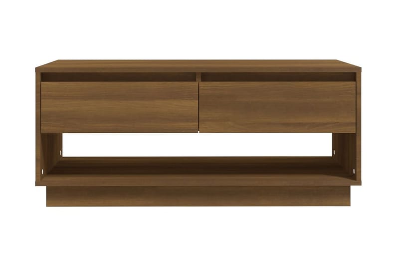 Soffbord brun ek 102,5x55x44 cm spånskiva - Brun - Soffbord - Bord