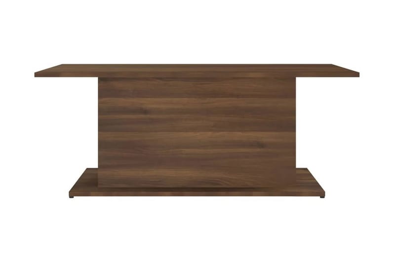 Soffbord brun ek 102x55,5x40 cm spånskiva - Brun - Soffbord - Bord