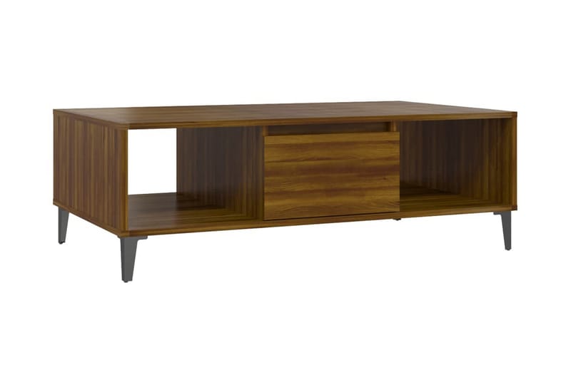 Soffbord brun ek 103,5x60x35 cm spånskiva - Brun - Möbler - Bord