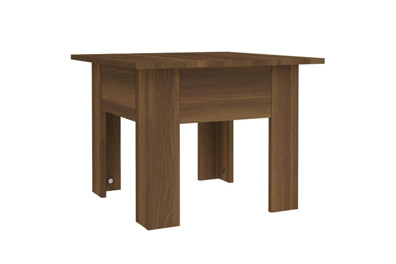 Soffbord brun ek 55x55x42 cm spånskiva - Brun - Möbler - Bord