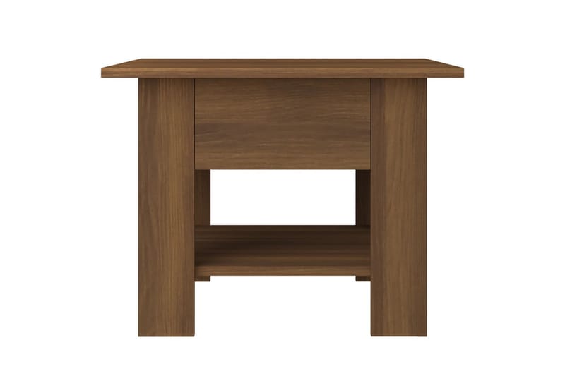 Soffbord brun ek 55x55x42 cm spånskiva - Brun - Möbler - Bord