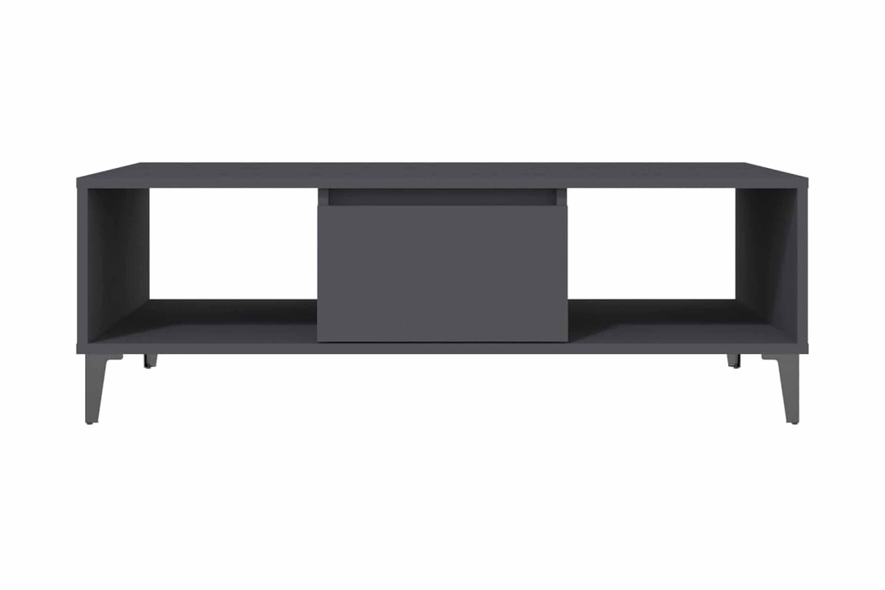 Soffbord grå 103,5x60x35 cm spånskiva – Grå