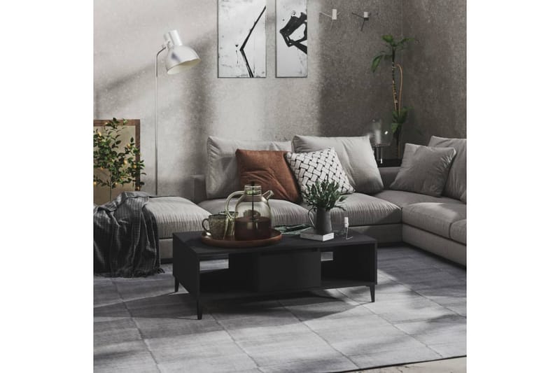 Soffbord grå 103,5x60x35 cm spånskiva - Grå - Möbler - Bord