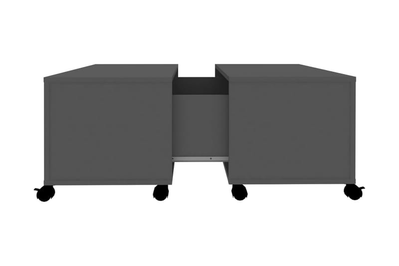 Soffbord grå 75x75x38 cm spånskiva - Grå - Soffbord - Bord